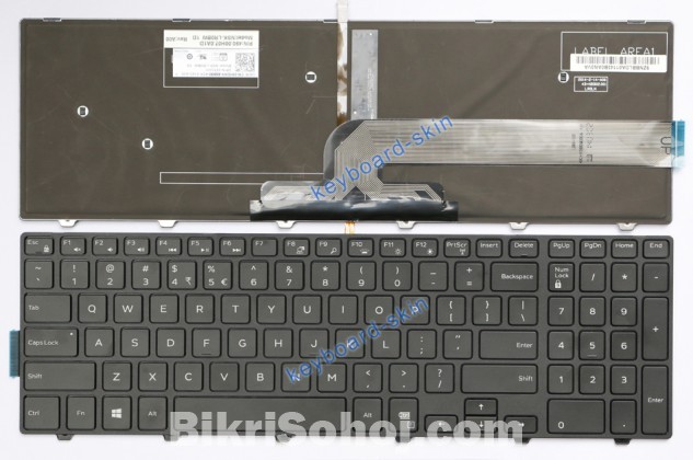 New Dell Inspiron 15 3000 Series Laptop Black Keyboard